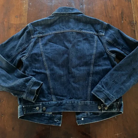❌SOLD❌ Gap dark wash denim jacket size extra small - Picture 4 of 7
